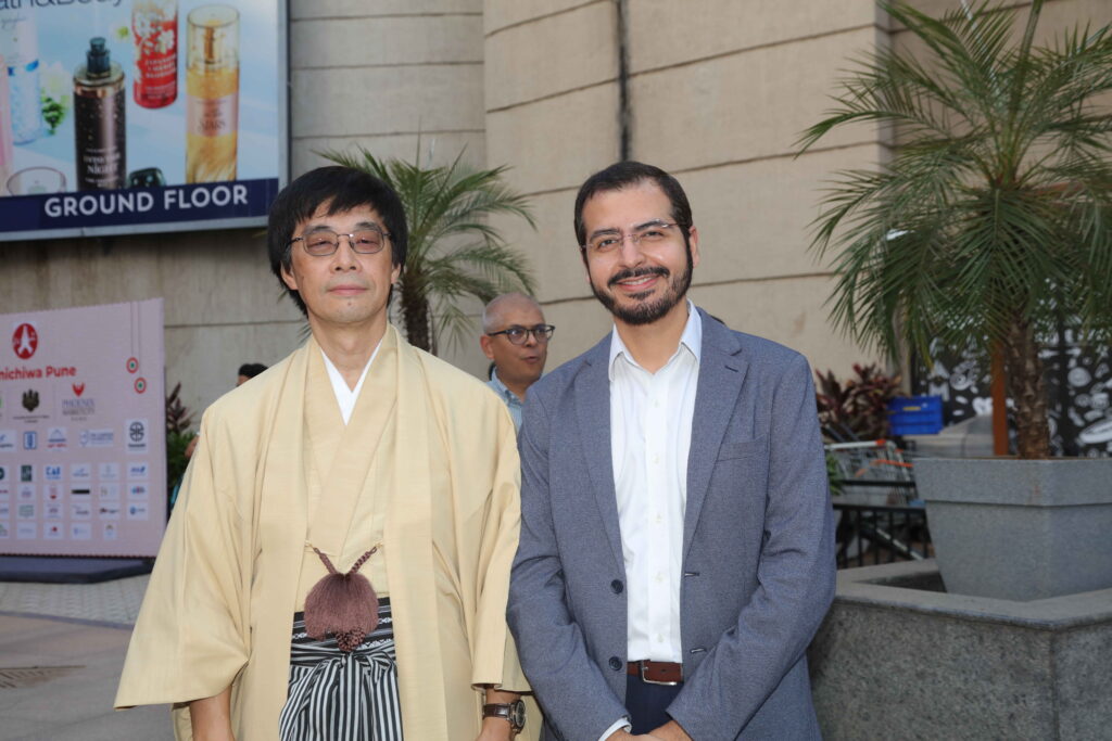 Mr Dhaval Mehta Founder CEO of Globestar Edutech pvt ltd at Indo Japan Education Conference Nov 2023 with Globestar career counselling (GCC)