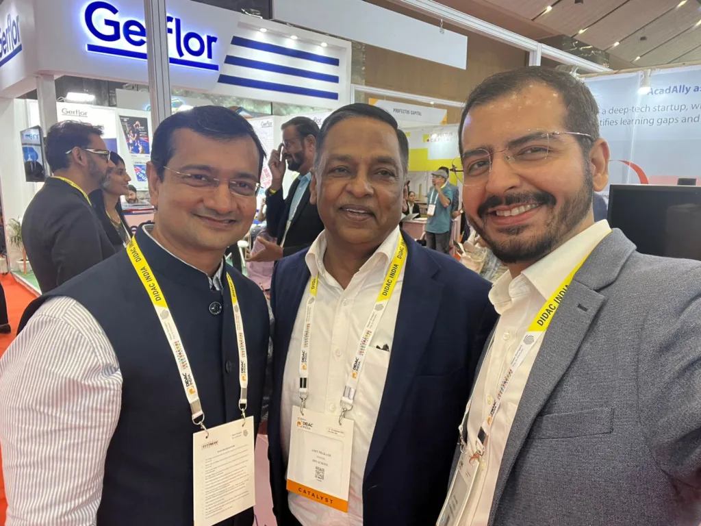 Mr Dhaval Mehta Founder CEO of Globestar Edutech pvt ltd at DIDAC 2024 representing Globestar career counselling (GCC)